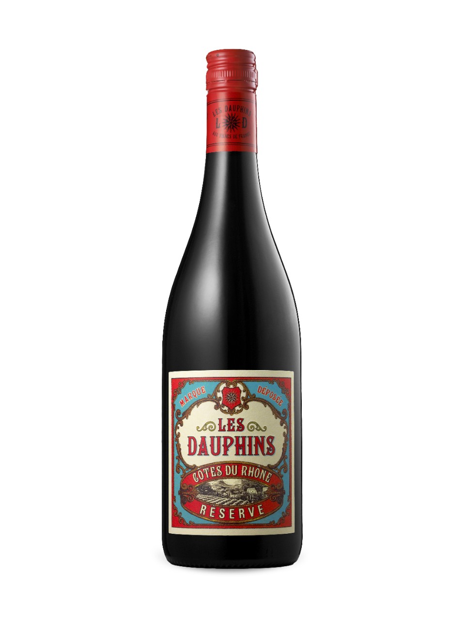 Les Dauphins Cotes Du Rhone Reserve Red Aoc