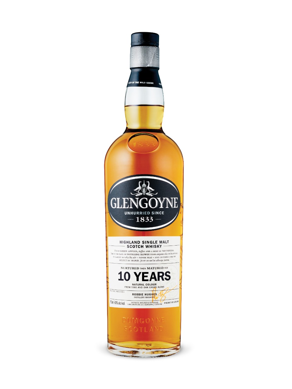 Glengoyne 10 Years Old Single Highland Malt Scotch Whisky