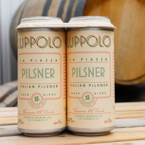 Luppolo Brewing - La Piazza Pilsner Tall Can 4x 473ml
