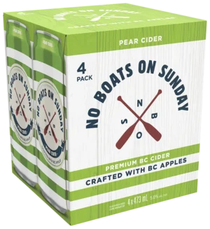 No Boats On Sunday - Pear Cider Tall Can 4x 473ml