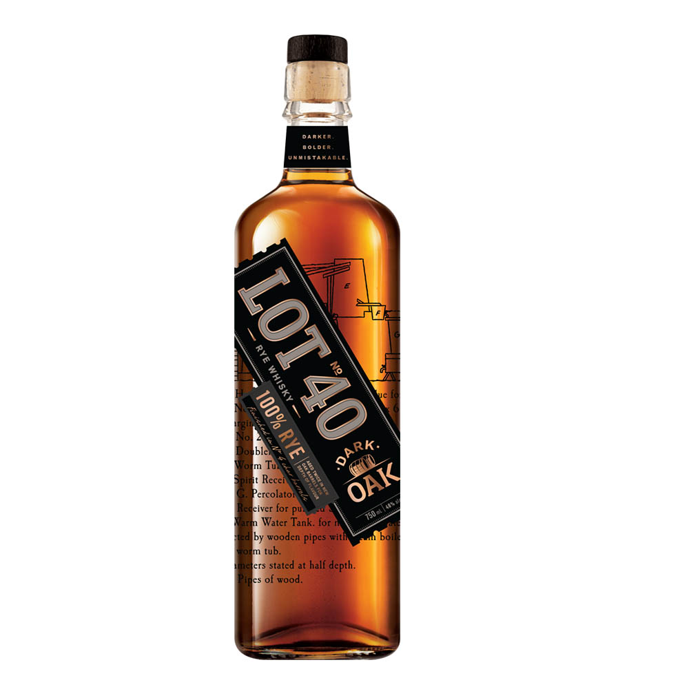 Lot 40 - Dark Oak Canadian Whisky 750ml