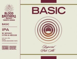 Blood Brothers - Basic Ipa Tall Can 473ml