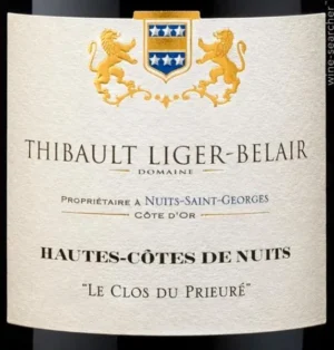 Haute Cotes De Nuits Clos Prieure- Thibault Liger Belair  14 750ml