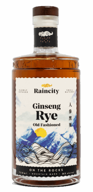 Raincity Distillery - Old Fashioned Ginseng Rye 750ml