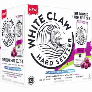 WHITE CLAW GRAPE - 6P