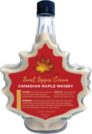 Canadian Maple Whisky - Sweet Sippin Cream 750ml