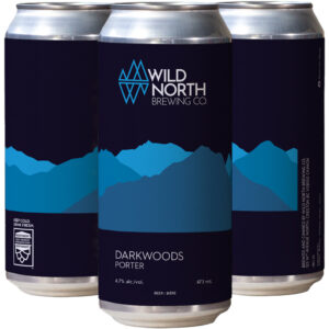 Wild North Brewing - Darkwoods Porter Tall Can 4x 473ml