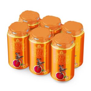 Pump House Brewery - Crafty Radler Blood Orange & Peach Tall 6x 355ml