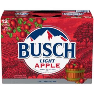 BUSCH LIGHT APPLE - 12P