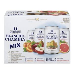 UNIBROUE CHAMBLY FRUIT PACK - 12P
